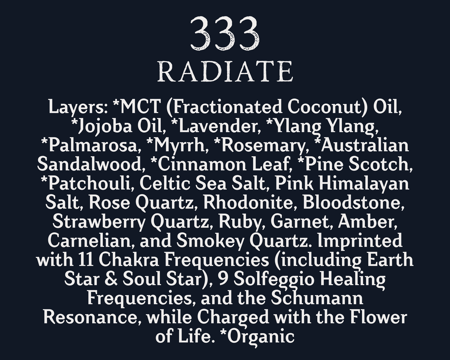 333 RADIATE